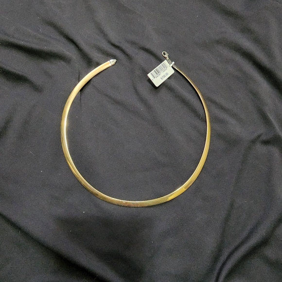 Elegant 10k on SS reversible necklace - Picture 1 of 4